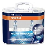 Osram NIGHT BREAKER PLUS Н1 +90% комплект (EUROBOX) Лампа галогеновая  2шт. в комплекте